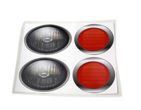 The Toy Restore 671635880048 Decals Replacement Stickers Oval Headlights And Tail Lights For