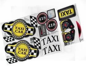 The Toy Restore 671635880291 Replacement Stickers Fits Little Tikes 30th Ann. Taxi Decals Co