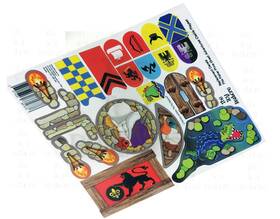 The Toy Restore 671635881878 Replacement Stickers Fits Great Adventures Castle Playset #77110