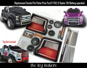 The Toy Restore Bd15ea46-335c-4 Replacement Stickers Fits Fisher Price Power Wheels Ford F-150 Olde