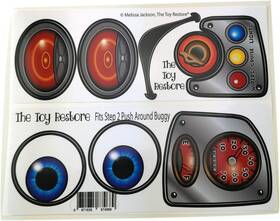 The Toy Restore Ty15118635 Replacement Decals Fits Step 2 Push Around Buggy Original Ride-on Ca