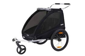Thule 10101810 Coaster Xt 2-seat Bicycle Trailer And Stroller Black