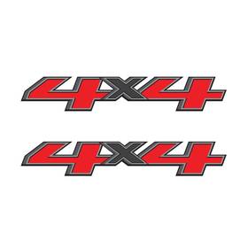 Tiresfx 4x4sm 4x4 Truck Decals 2014-2017 Bedside Replacement Stickers Original