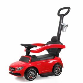 Tobbi Kids Push Car Stroller With Music Horn And Cup Holder