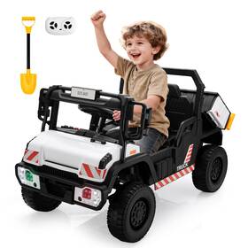 Tobbi Th17e1167 Ride On Dump Truck 12v Electric Kids Cars With Remote Control M