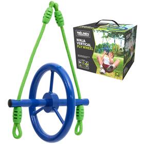 Trelines 849465 Ninja Vertical Fly Wheel 10 Inch Attaches To Swingset Kits 500lb Cap