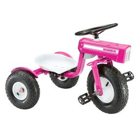 Tricam 722571016074 Outdoor Tractor Tricycle 22 Inch Steel Toddler Bike Kids Ride On Toy Pink