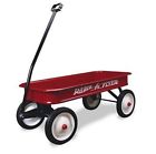 Tricycle Wagon Kids Classic Flyer Steel Tires Outdoor Red Rubber Radio Vintage