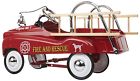 Truck Children Drive Solid Toy Car Firetruck Classic Kids Steel Red Fire Pedal
