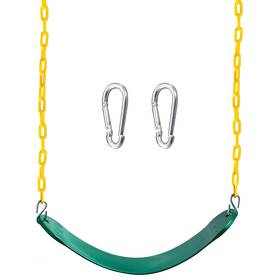Turfee Tur-bu7-singswing Heavy Duty Swing Seat Green Color With 66 Inch Chain Set Accesso
