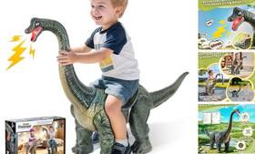 Twinkoo Sd02 Dinosaur Ride On Toy Cars For Kids Realistic Brachiosaurus Push Car