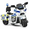Ty327685 Costway Kids Police Ride On Motorcycle With Backrest 461759757738