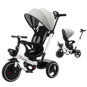 Ubravoo Hlf-6018 Baby Tricycle 6-in-1 Push Bike Steer Stroller Learning Toddler Bike/detacha
