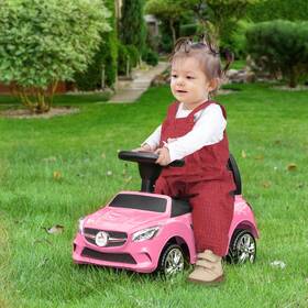 Uirio 732845871452 Kids Ride On Push Car Foot-to-floor Walking Sliding Toy For Toddler With Horn