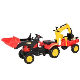 Uirio 732845923960 Kids Ride On Car Excavator Pedal Digger Bulldozer Toy With Bucket For 3-6 Year Uirio 732845923960 Kids Ride On Car Excavator Pedal Digger Bulldozer Toy With Bucket For 3-6 Year