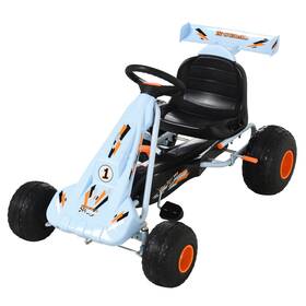 Uirio 742779429322 Pedal Go Kart Children Ride On Car With Adjustable Seat Plastic Wheels Handbrake
