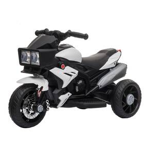 Uirio Us01-370104wt Kids Electric 6v Ride-on Toy Motorcycle Motorbike With Working Horn And Headlights