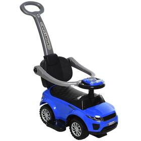 Uirio Us01-370116bu 3 In 1 Kids Baby Ride On Push Car Stroller Sliding Walking With Horn Music Light