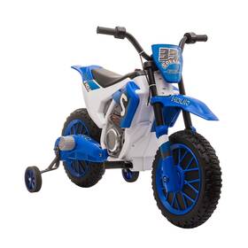 Us01-370165v80bu Uirio 12v Electric Kids Ride On Dirt Bike Motorcycle Toy Training Wheels For 3-5 Year
