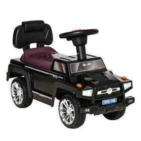 Us01-370196bk Uirio Kids Ride On Push Car Toddler Sliding Walker Suv With Music Lights And Storage
