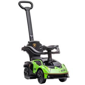 Uirio Us01-370223v00gn 2-in-1 Ride On Push Car Toddler Sliding Stroller Walking With Horn For 1-3 Years