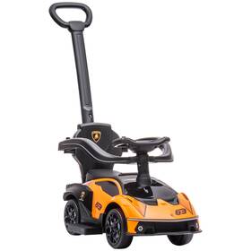 Uirio Us01-370223v00og 2-in-1 Ride On Push Car Licensed Toddler Sliding Walker Push-along With Horn