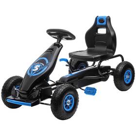 Uirio Us01-370256v00bu Kids Pedal Go Kart Outdoor Ride On Toy With Suspension For Boys Girls 5-12 Years