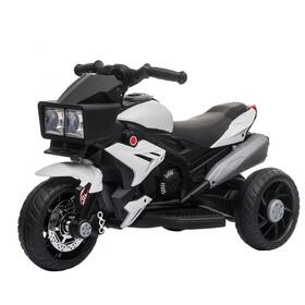Uirio Us02-370104wt Kids Electric Ride On Motorcycle With Horn Headlight 6v Battery Toy For 3-5 Year