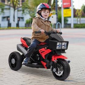 Uirio Us370-104rd0142 Aosom Kids Electric Pedal Motorcycle Ride On Toy 6v Battery Powered Motorbike