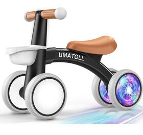 Umatoll B042 Balance Bike 4 Wheels Ultra Lightweight Safe Steering For 12-24 Months