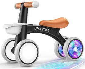 Umatoll B402 Colorful Lighting Baby Balance Bike Toys For 1 Year Old Boys Gifts A