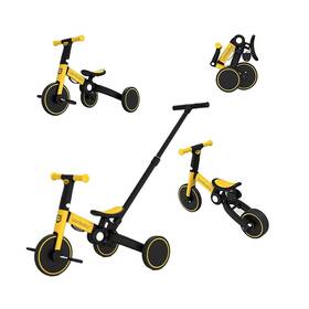 Uonibaby T801 4 In 1 Kids Tricycle With Parent Push Handle Toddler Bike Chi