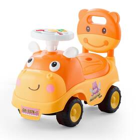 Vevor Qx-3378-1 Ride On Push Car 48.5 Lbs Foot-to-floor Walker With Horn And Music For Kids