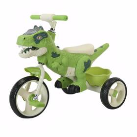 Vizzty 789616184570 Dinosaur Kids Tricycle For Rider- Toddlers Kid Trike Bike Big Wheel With Musi
