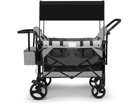 Vooi 094759333755 4 Seater Stroller Wagon For Kids Gray W4-large