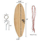 W420048 Hook And Ring Toss Game With Hand Crafted 192055539076