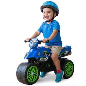 Waddle Wd25006bl Kids Motorcycle Balance Bike Toddler Ride On Toys With Sounds Wide Whee