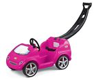 Wagon Stroller Pink Handle Ride Tikes Toddler Push Kids Car Toy