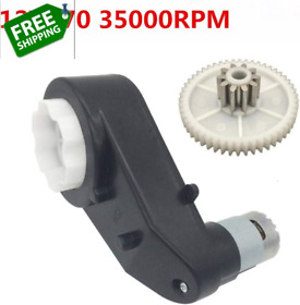 Weelye 12v570 35000rpm Gearbox With 65w High Torque 12v Dc Motor For Kids Ride O