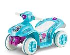 Wheels Quad Disney Girls 4 Power Frozen Wheeler Ride Toy Gift Toddler Blue