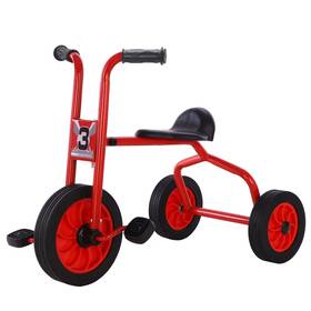 Wogdks Red1-66118070 Kids Tricycle For Rider Age 2 Big Wheel Trike With Rubber Wheels Pres