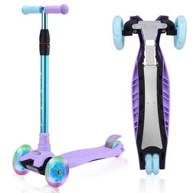 Wv Wonder View Ls306 3 Wheel Scooter For Kids Ages 6-12 With Light Up Wheels Sturdy
