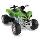 X6641-u-d Power Wheels Kawasaki Kfx Green Atv Electric Damaged 746775156183