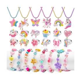 Xfffun We1004 Kids Jewelry For Girls 4-6 Little Play Set Toddl... Fast Ship