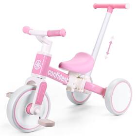 Xiapia B0c464rz29 5-in-1 Toddler Tricycle And Balance Bike 1-3 Yrs Removable Pedal
