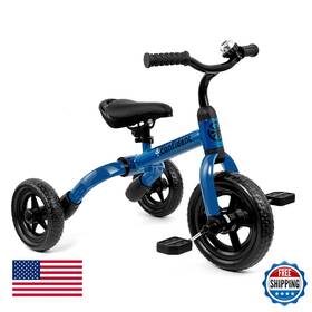 Xpiy B09m3ypvz5 Tricycle For Toddlers Age 2-5 Years Old 3 In 1 Folding Toddler Bike