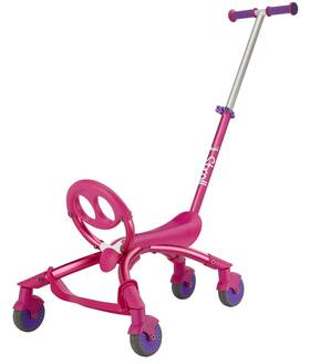 Ybike 039035036524 Pewi Stroll Indoor/outdoor Walking Ride On Toy With Push Handle From Baby