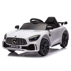 Yescom D35ktr005-12v4.5a-07 12v Ride On Car Mercedes Benz Amg Sports With Remote Control White