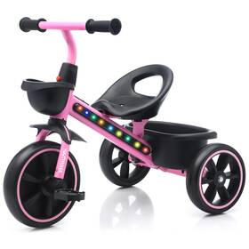 Youthkkee 786402484050 Tricycle With Colorful Led Lights For Toddlers 1-3 Years Stable 3-wheel Desi