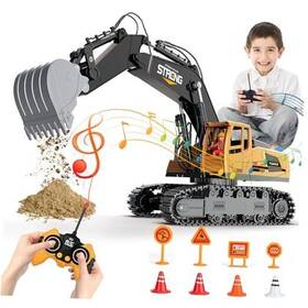 Ysq 689-809a Fire Truck Toy For Toddlers Kids Boys Ages 3-8 Years Old Remote Excavators